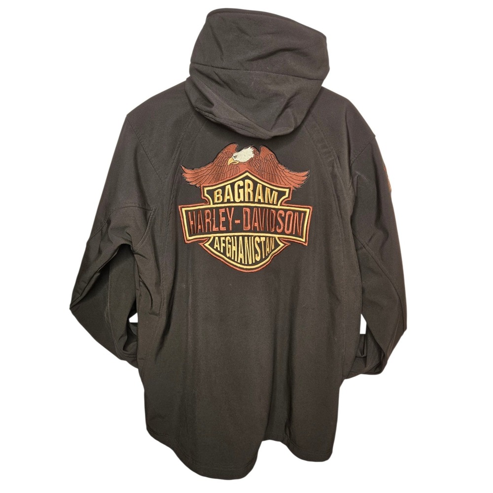HARLEY DAVIDSON OAKLEY‎ Bagram Afghanistan Biker Retro Jacket Men XXL Motorcycle